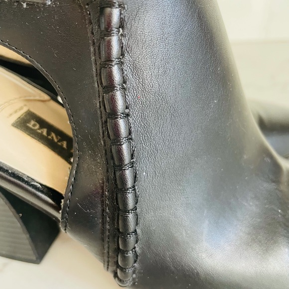 Dana Buchman Black Buckle Mules - Picture 5 of 10